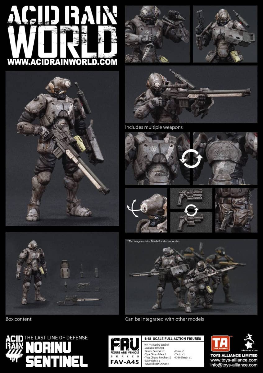 Amazon.co.jp: ACID RAIN Acid Rain FAV-A45 Norinu Sentinel 1/18